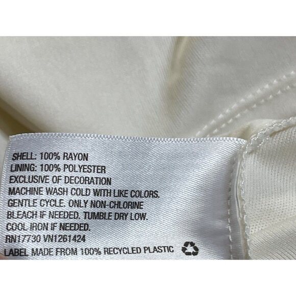 Mossimo Sundress Halter Cream Crochet Mini Size XS Extra Small - Picture 7 of 7